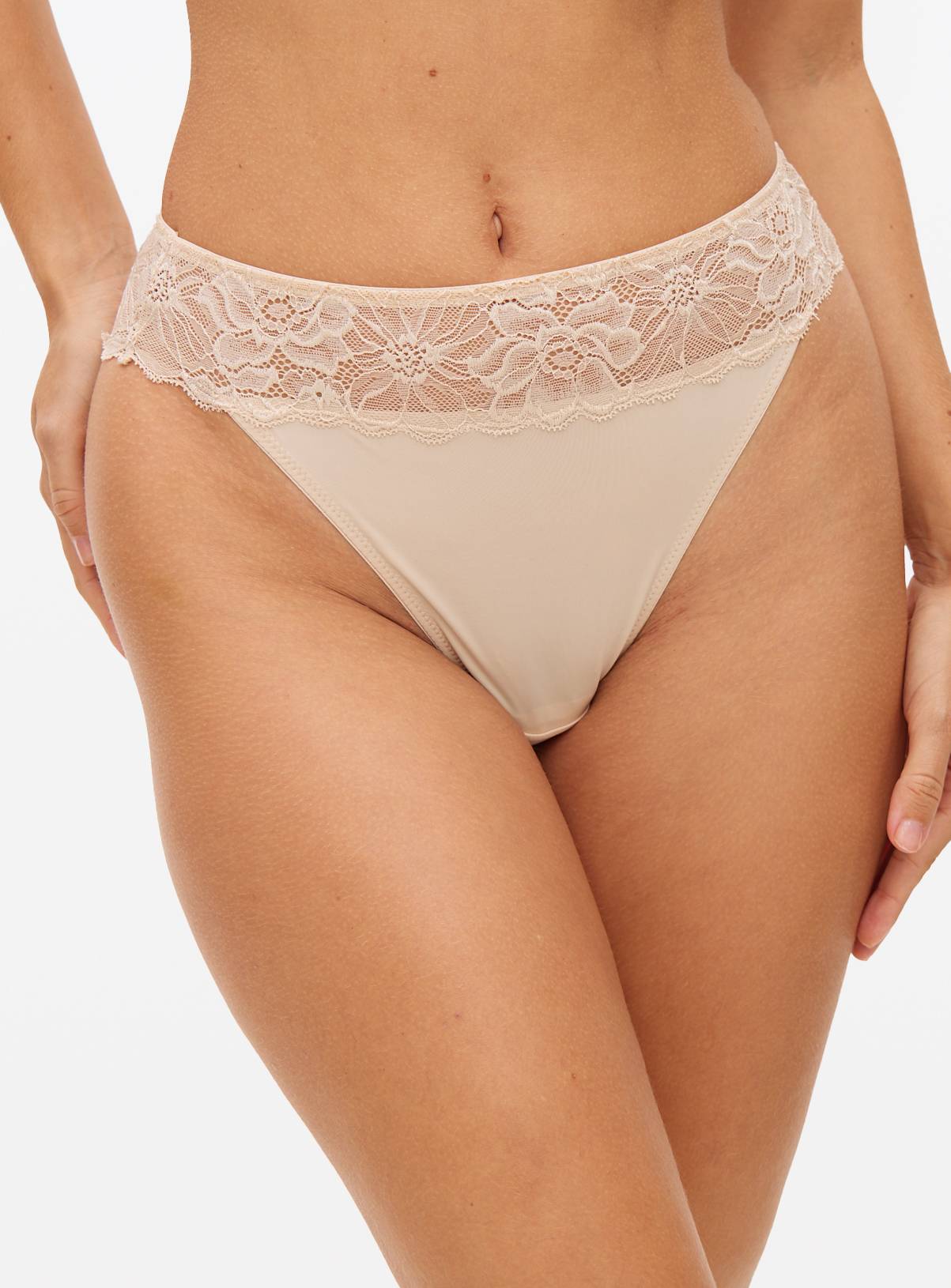 Floral Trim High Leg Knickers 3 Pack  20 - Image 2